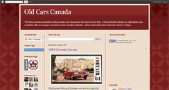 Desktop Screenshot of oldcarscanada.com